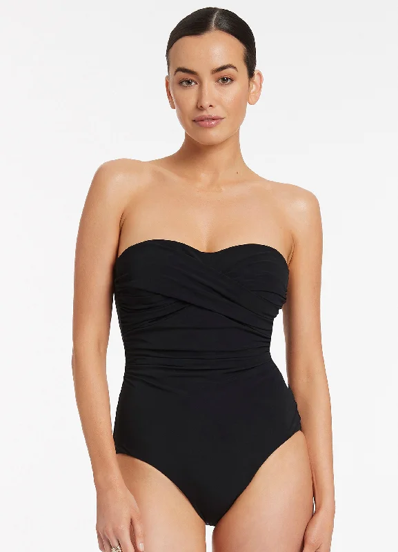 Jetset D-Dd Twist Front One Piece - Black