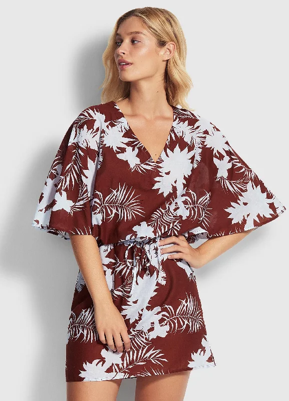 Wild Tropics Kaftan - Amber