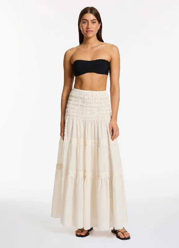 Jetset Convertible Maxi Dress - Cream